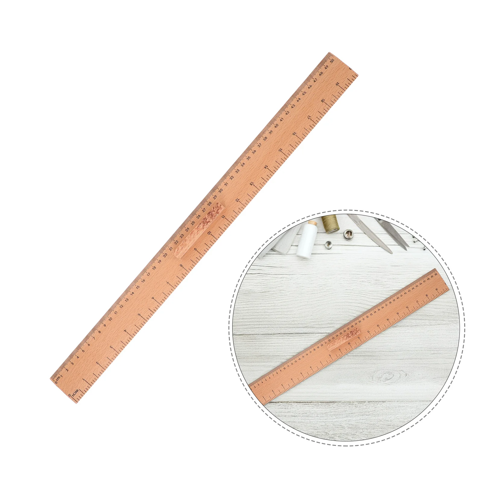 

Scale Rule Fabric Ruler Knitting Gauge Rulers for Quilting and Sewing Tailor Hemming Wood