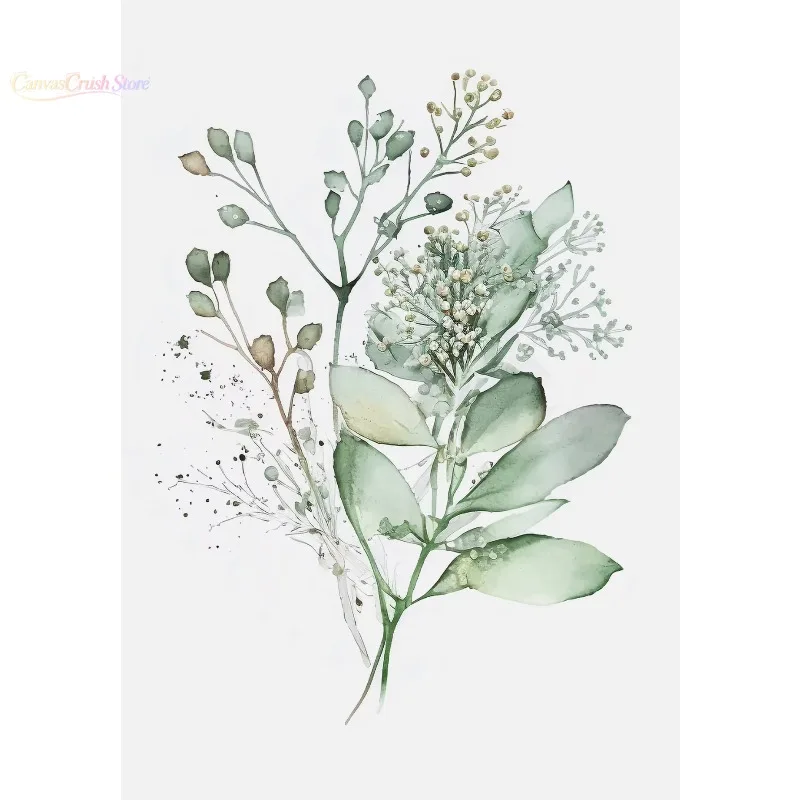 Modern Nordic Classic Simplicity Plant Art Flowers Abstract Poster Canvas Painting Wall Art Pictures Living Room Home Decor 2026