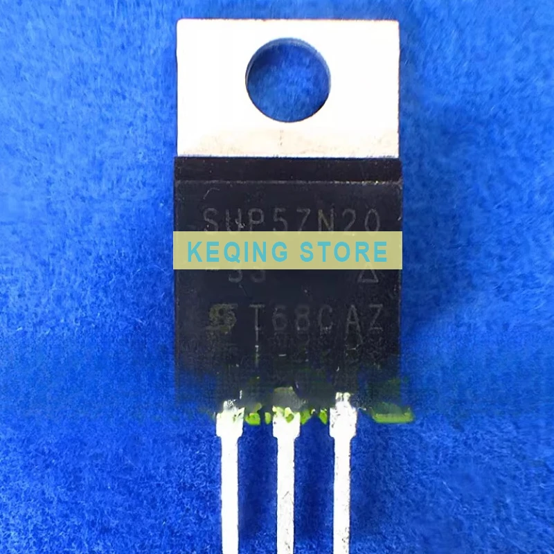 

10PCS Used+Not NEW+Send after Measure SUP57N20 original disassembly SUP57N20-33 57A 200V MOS FET, tested and shipped