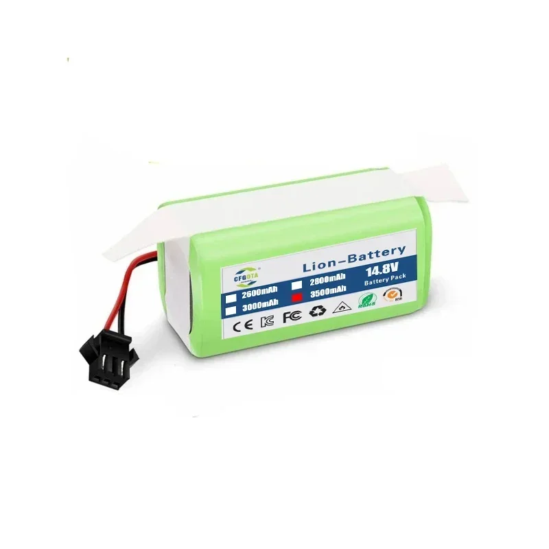 2024 New 14.4V 3500mAh Li-ion Battery for Conga 990 1090 Tesvor X500 Ecovacs Deebot N79 N79S DN622 Eufy RoboVac11 11S RoboVac 30