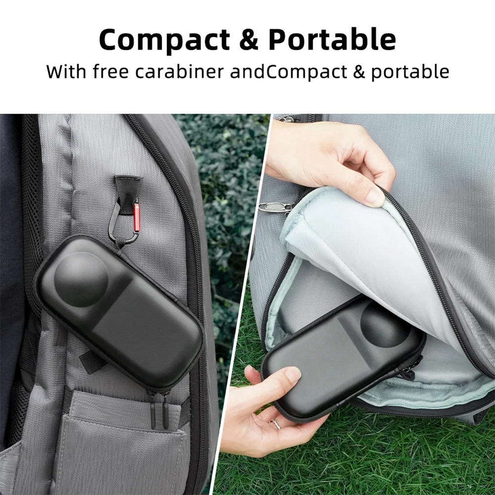 حقيبة حمل ذات غلاف صلب حقيبة تخزين حافظة واقية لملحقات كاميرا Insta360 X5