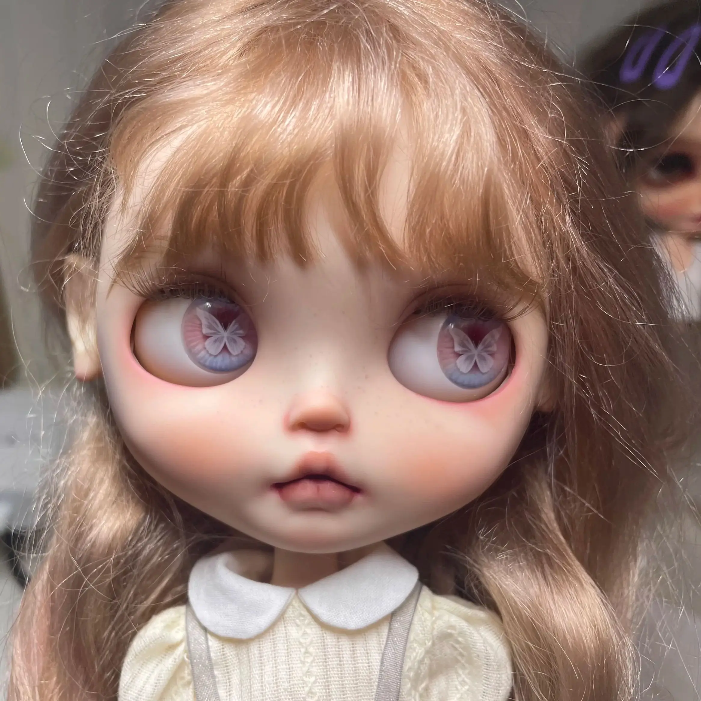 YESTARY BJD Eyes Dolls Accessories For 14MM Handmade Fashion Color Butterfly Drip Glue Resin Eye Piece For Blythe Doll Girl Gift