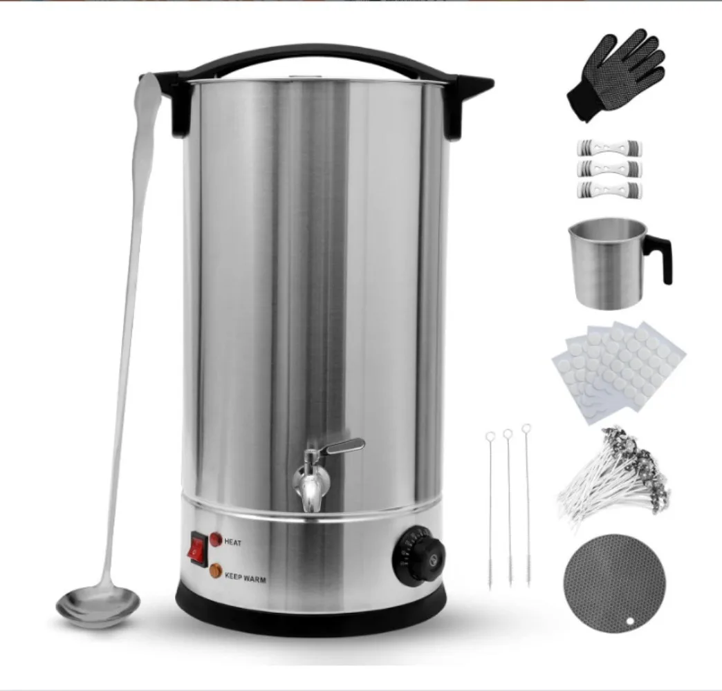 25 liter large electric wax melting pot, large commercial candle machine