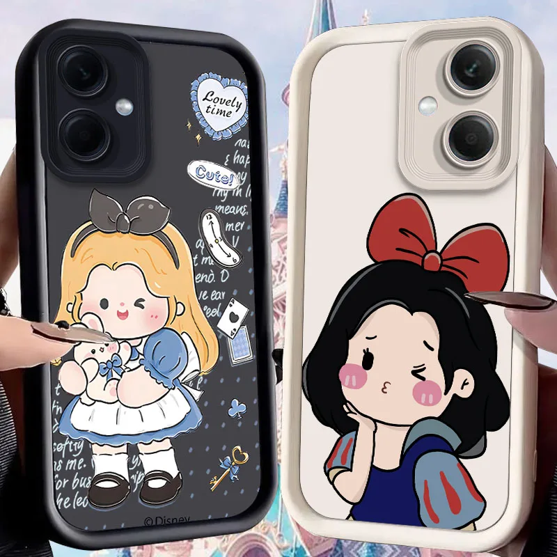 Disney Princess Phone Case for Xiaomi Redmi Note 13 12 Pro Plus 4G 5G 13C 12C Turbo 11 11S 10 10S 9 10A 10C 9C A2 A1 Back Cover