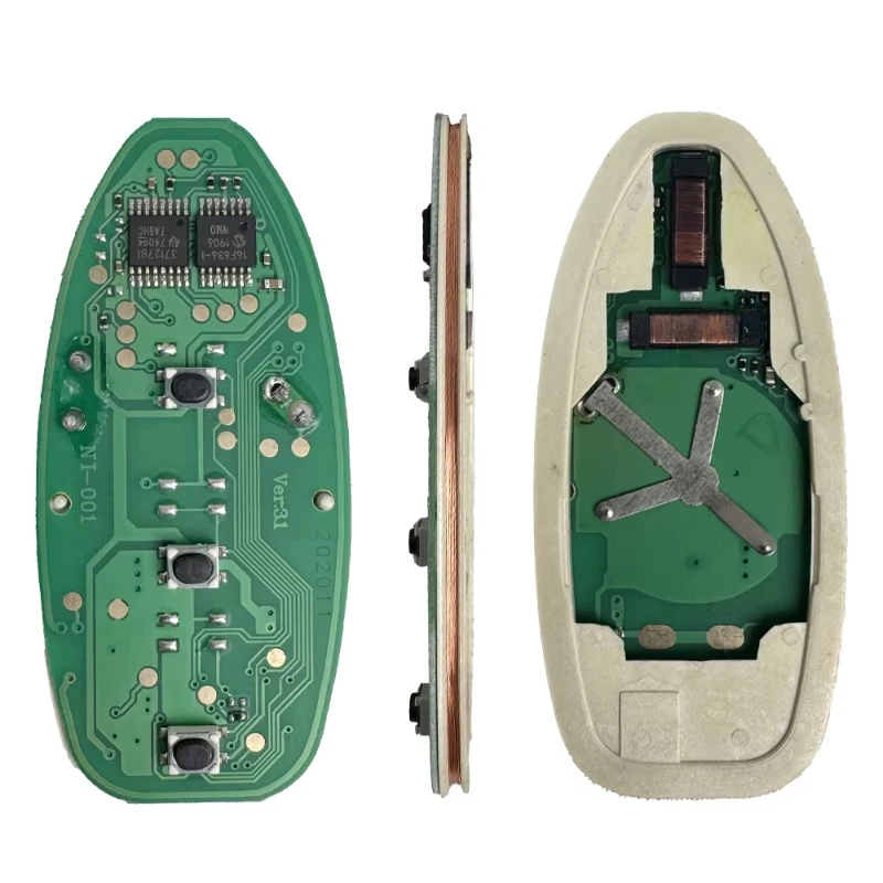 JsHonYu CWTWBU735 CWTWBU729 315MHz ID46 Chip Smart Remote Key Fob for Nissan Altima Maxima Rogue Versa