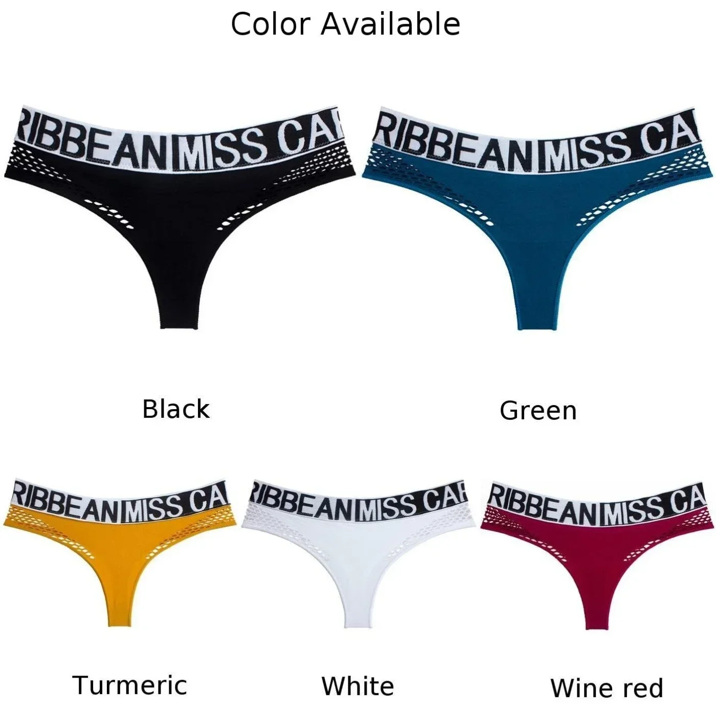 Underwear Female Panties Women Elastic Nylon See Through Skin-friendly Slight Strech Solid Color Thong Daily G-string Hollow