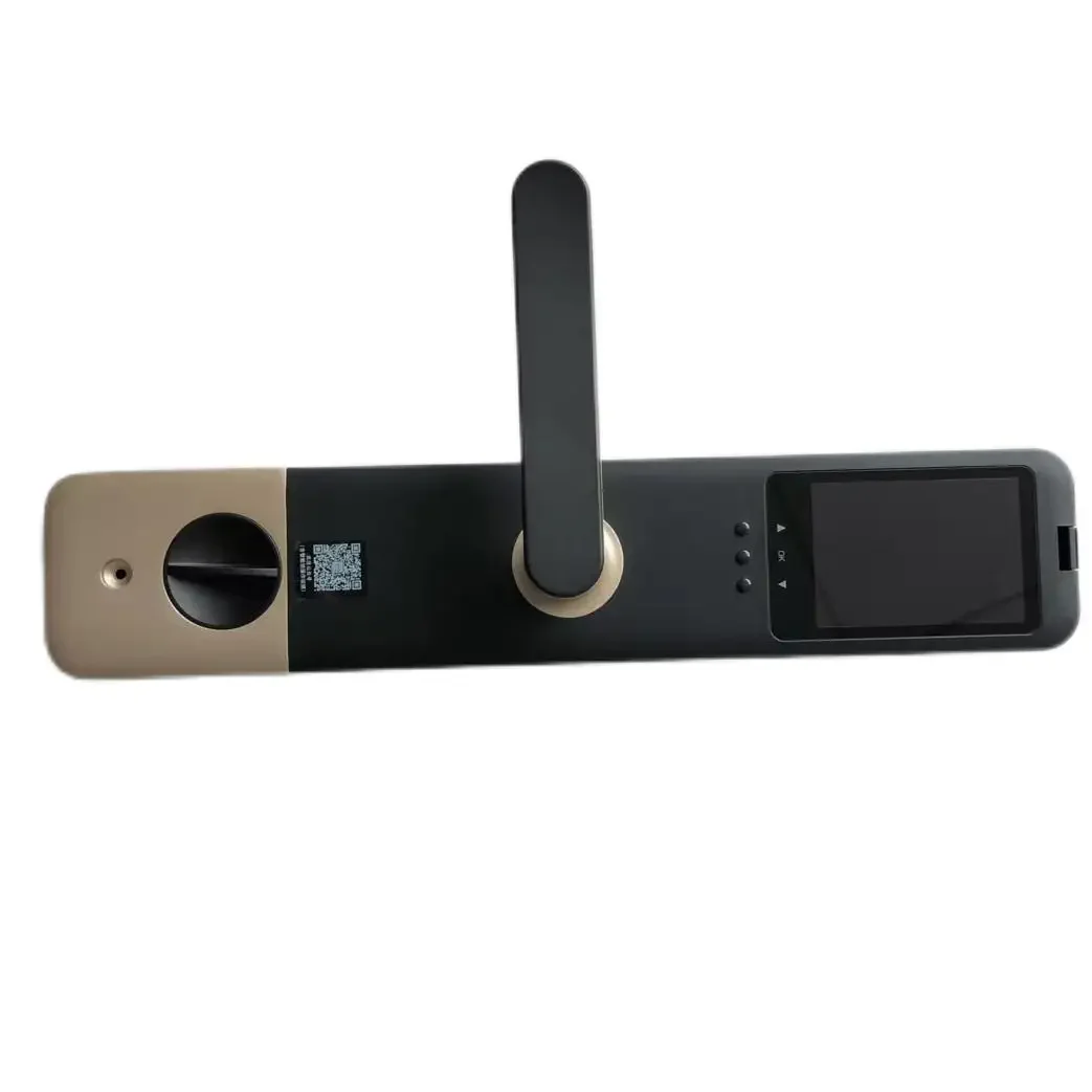 A85 Toepassing Vingerafdruk Deurslot Cat-eye Camera Binnendisplay Smart Lock