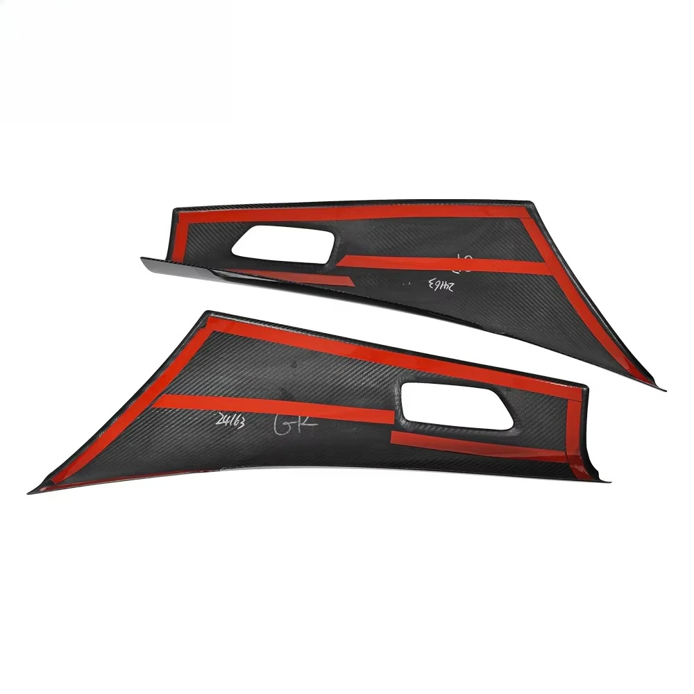 Real Carbon Fiber Interior Rear Door Panel Cover Accessories for GR Corolla 2023up