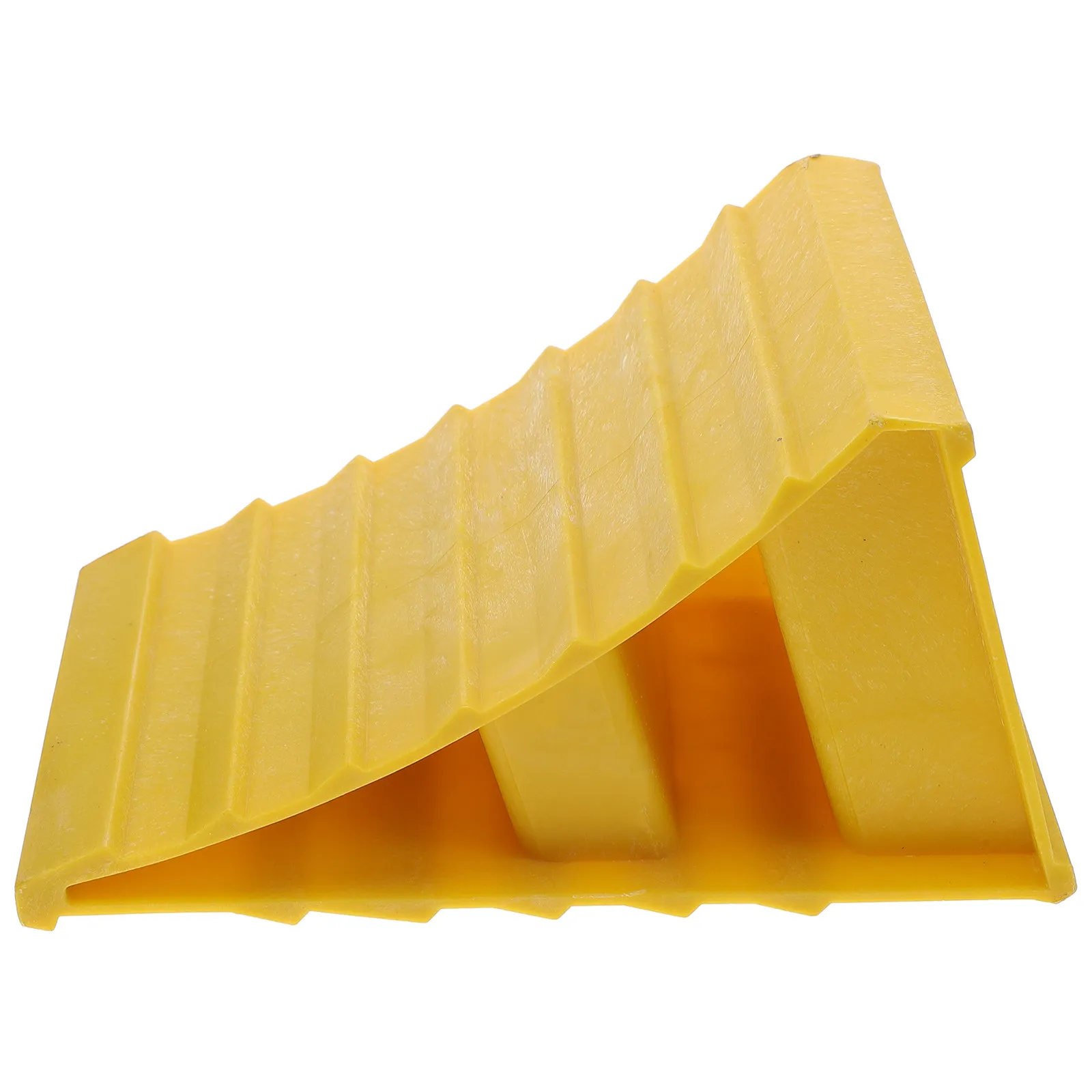 1Pcs Heavy Duty Plastic Wheel Chock for Rvs Campers and Vehicles Slope-Optimized Anti-Slip Tire Stopper with High Strength