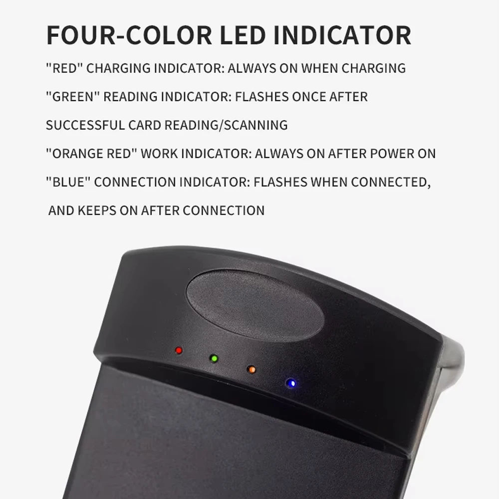 Lettore RFID UHF portatile Logistico 1D 2D Scanner di codici a barre PDA Lettore di etichette RFID NFC industriale con Bluetooth wireless 2.4G