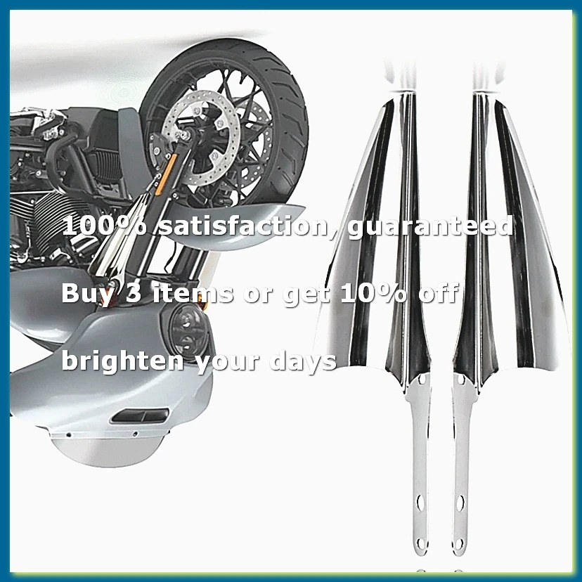 MotorcycleFork Mount Wind Deflectors for Touring Road Street Glide Glide CVO FLHT FLHR Accessories,A