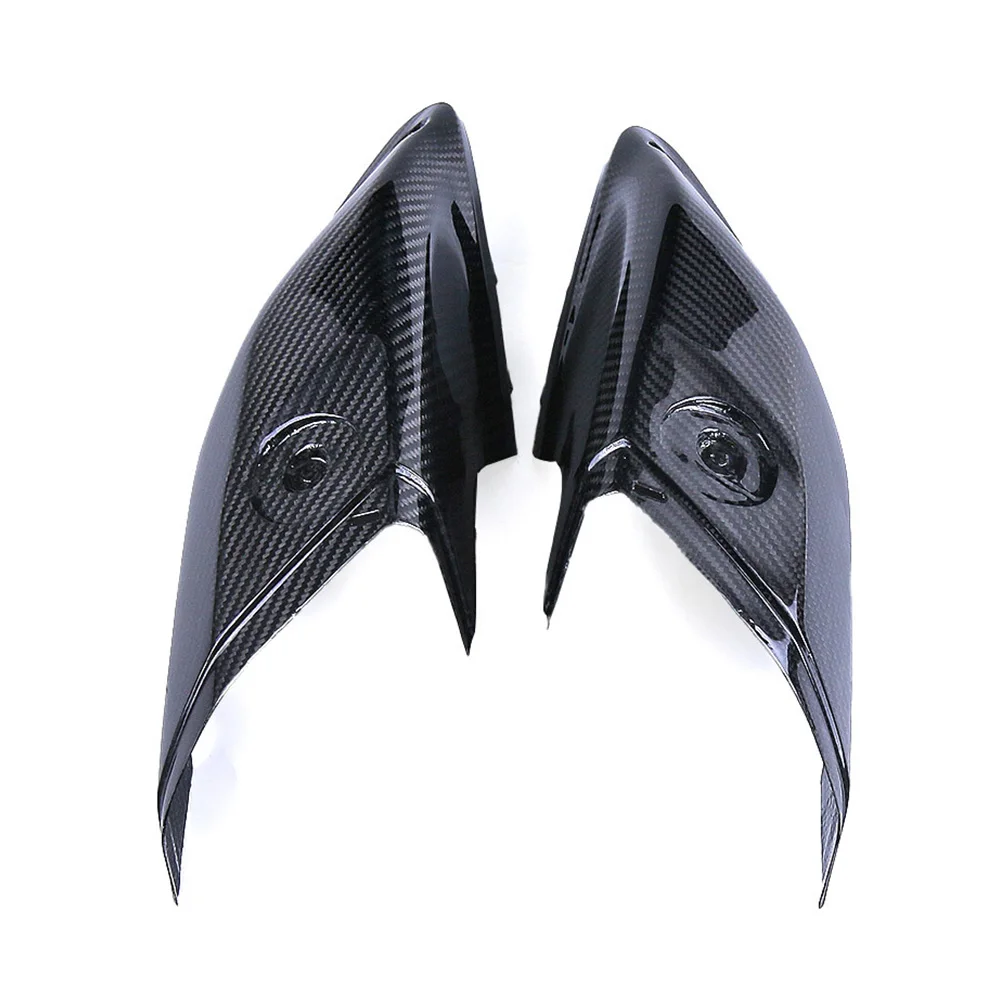 

Для Yamaha MT-10 FZ-10 MT10 FZ10 2016 2017 2018 2019 2020 2021 настоящие сухие воздухозаборники из углеродного волокна, аксессуары для мотоциклов