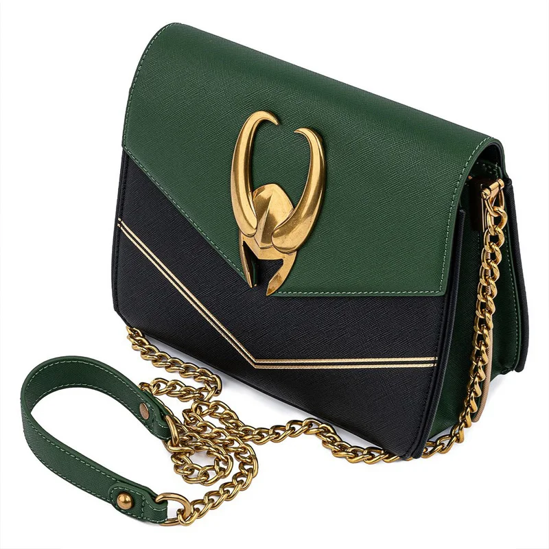 Disney Marvel LOKI PU Leather Women\'s Shoulder Bag Fashion Brand Messenger Bag Cosplay Periphery Backpack Lady Wallet