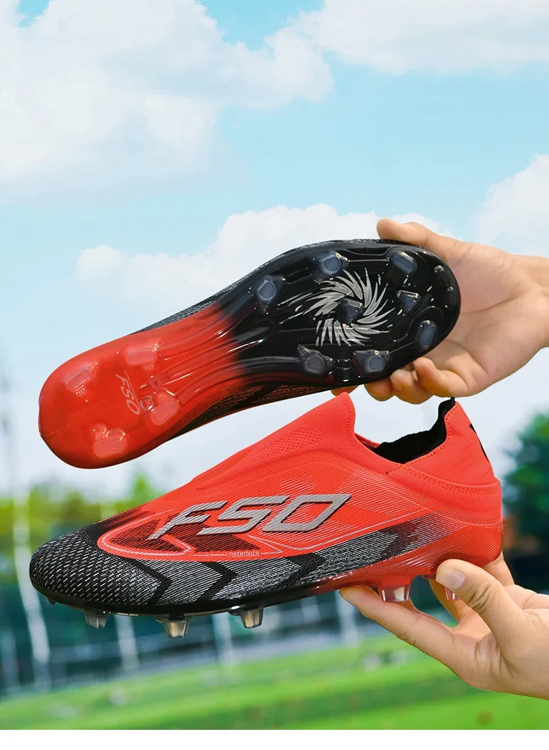 Herren Original Fußballschuhe Hochwertige Atmungsaktive Ultraleichte Profi-Fußballschuhe für Spielfeld und Training – Detail 18