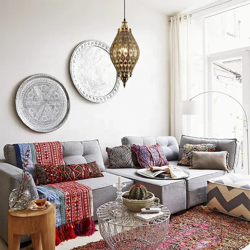 Marocain Style Orient Mediterran Interior Lampara Colgante Marroqui Morocon Lanterns Morocan Suspension Oriental Moroccan Lamp