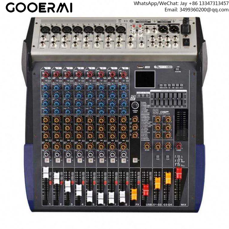 

Gulmi Pro Mixer EDX-8 RTS 8ch Channel Hot Selling Mixer Category
