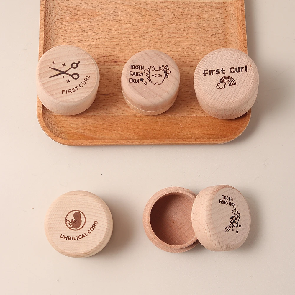 Beechwood Baby Keepsake Box – กล่องหน่วยความจําฟันแรกและสายสะดือ, ตู้สมบัติเหตุการณ์สําคัญ