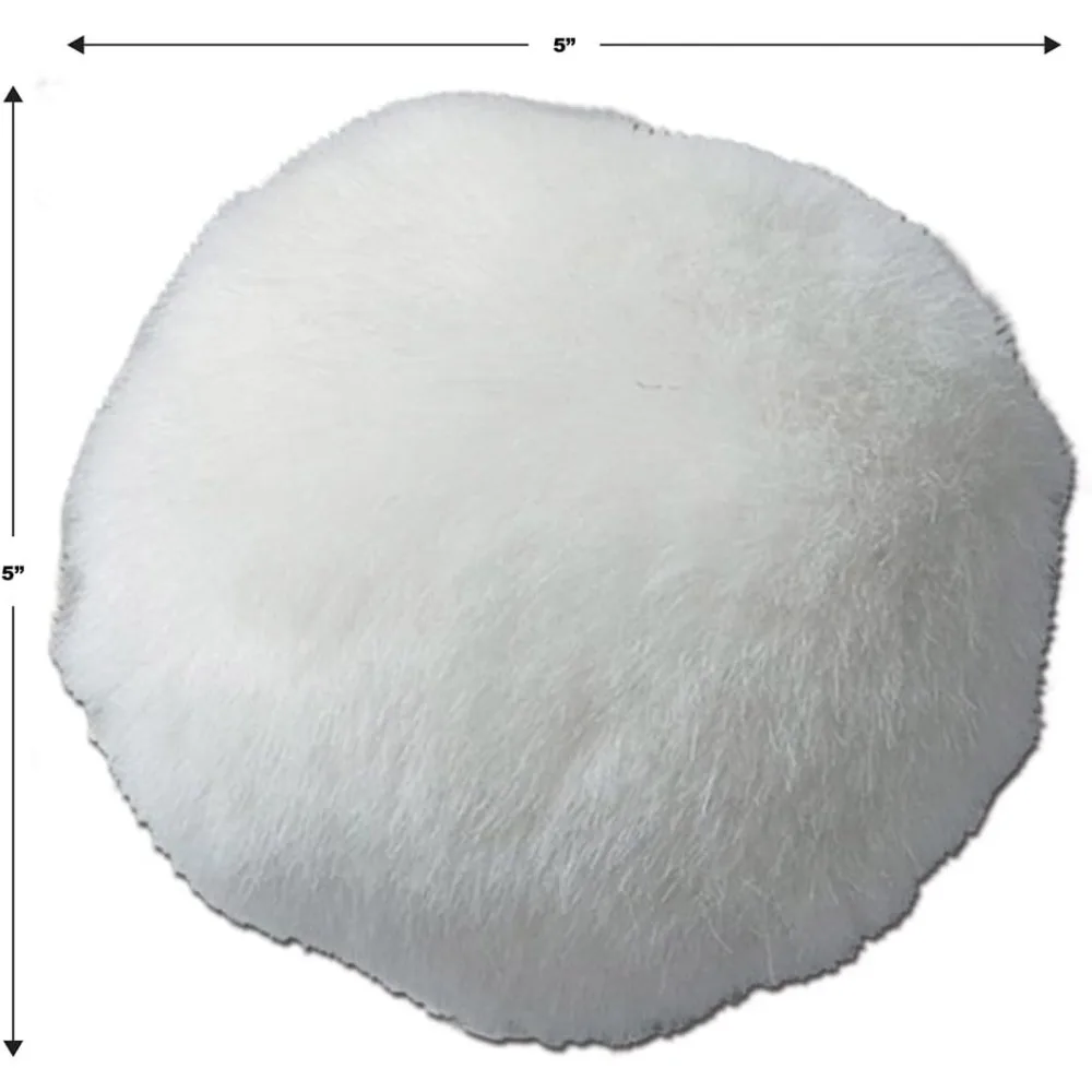 화이트 플러시 버니 테일 코스프레 의상 액세서리를 위한 현실적인 토끼 꼬리 어린이와 성인을 위한 부드러운 꼬리