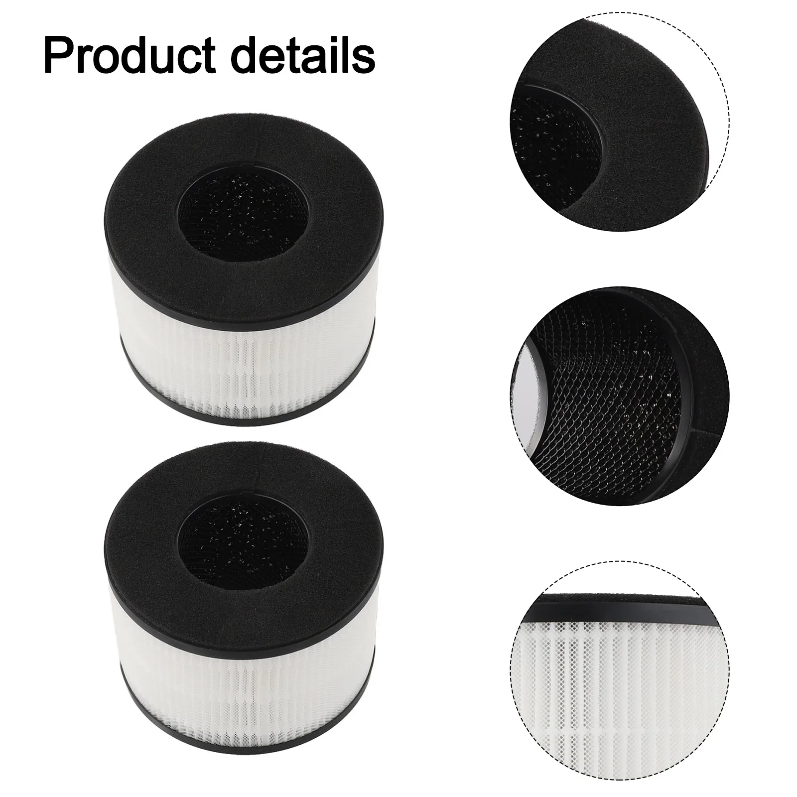 BS-03 for True HEPA Replacement Filter For Slevoo - 3-in-1 Air Quality Cleaner Parts Rotating Mop Accessories Consumables