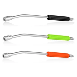 High Pressure Cleaning Car Wash Gun Extension Rod Stainless Steel Extension Rod 5 Extension Rod Curved 1/4 Loose Joint