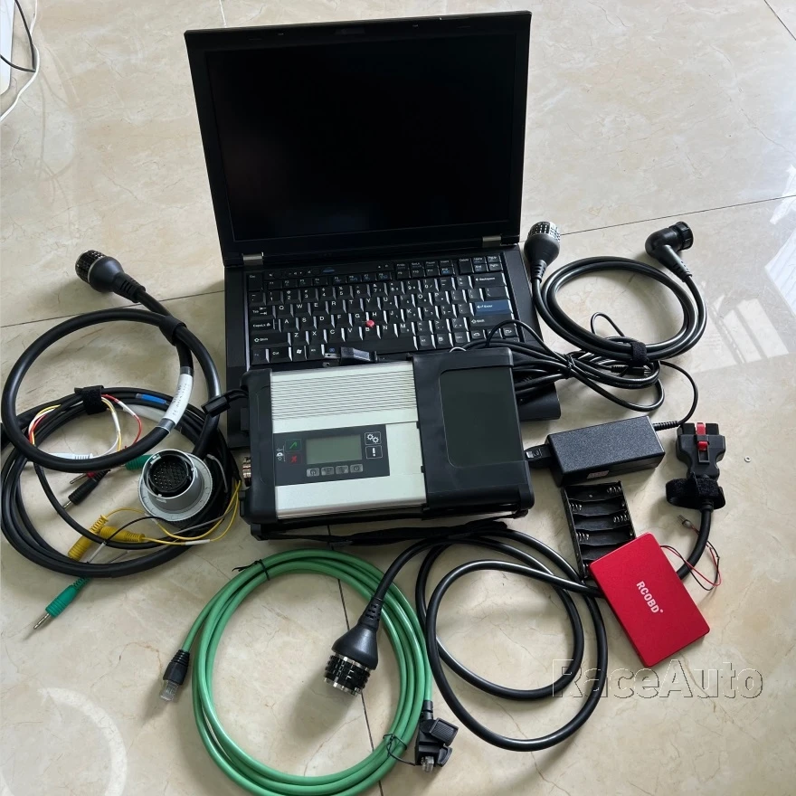 Top MB Star C5 SD Connect 5 Software 2024.12 SSD Laptop T410 i5 Adapter Star diagnosis new updated from c4 WiFi Diagnostic Tool