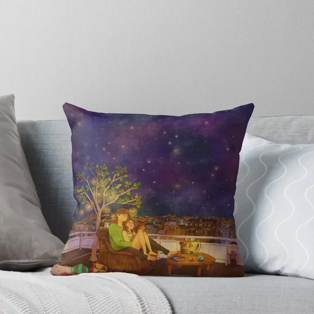 

Puuung Illustration No.96 Throw Pillow Sofa Cushions Covers luxury home accessories Luxury Sofa Cushions Couch Cushions pillow