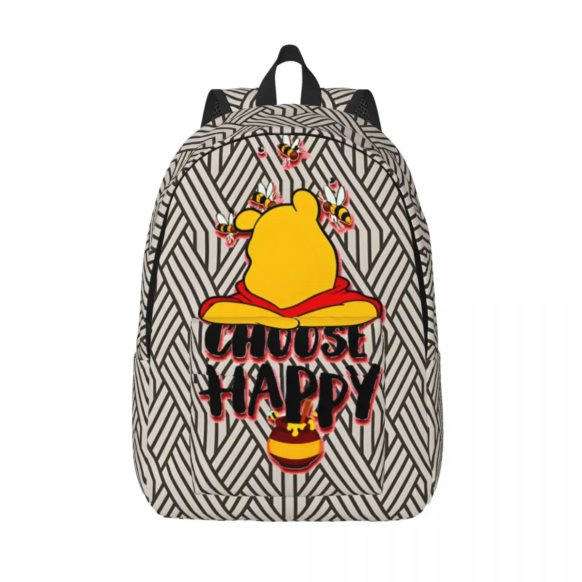 Birthday Gift Teddy Limited Edition Bear Awesome First Day Zipper Closure College Bag Disney Pooh Bear Winnie Design For Women