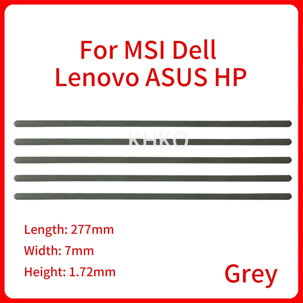 Notebook guma nohou pro MSI rokle lenovo ASUS HP počítač guma blok dno pouzdro noha blok DIY dno pouzdro noha blok 277mm /gray