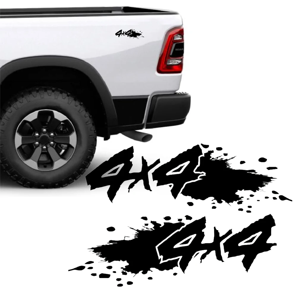 

2pcs Universal Car Window Decorative Stickers Car 4x4 Styling Emblem Stickers Car Body Badge Decal Auto Exterior Accessories