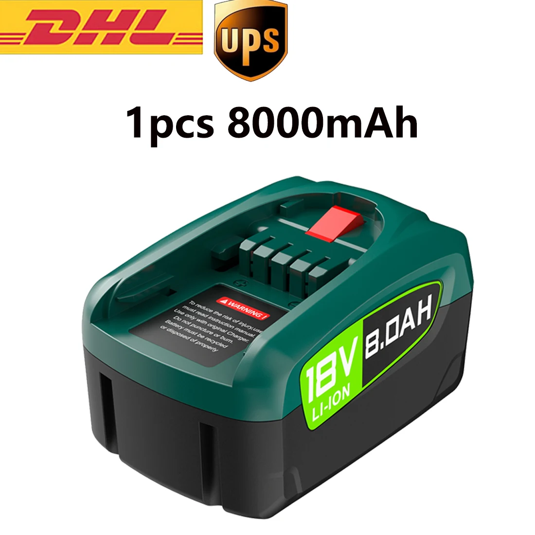 Voor Bosch PBA 5.0/8.0Ah Vervangende Batterij 18V Voor Bosch PBA PSB PSR Batterij Huis & Tuingereedschap Batterij AL1810CV AL18815CV