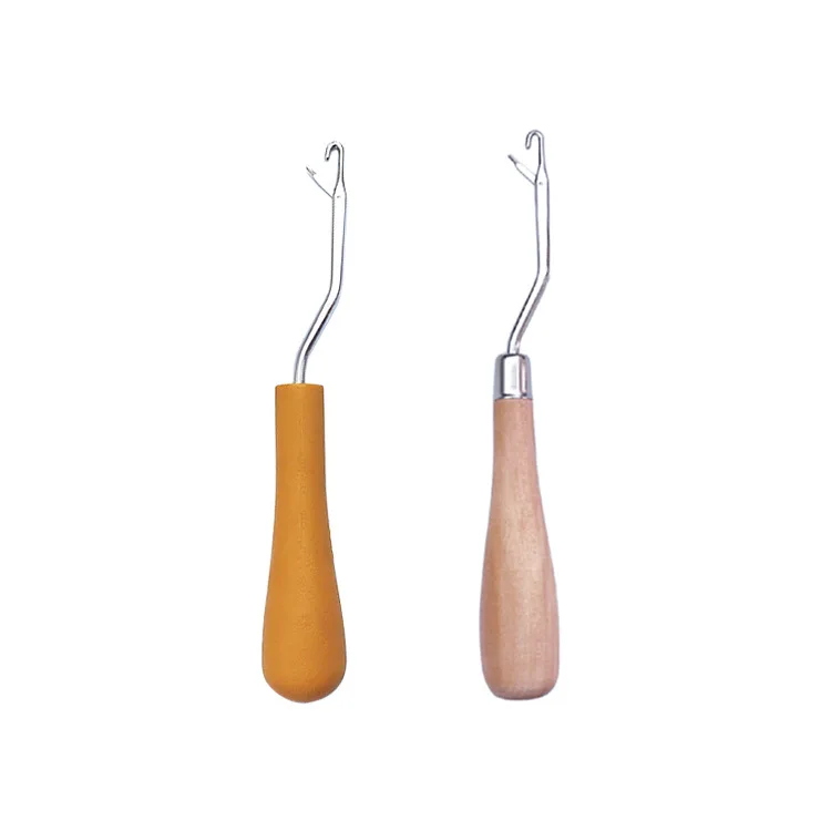 حلقة حلقات صغيرة وصلات الخرز جديلة مزلاج هوك الكروشيه البلاستيك إبرة الرهبة قفل متماسكة الشعر الكروشيه إبرة هوك