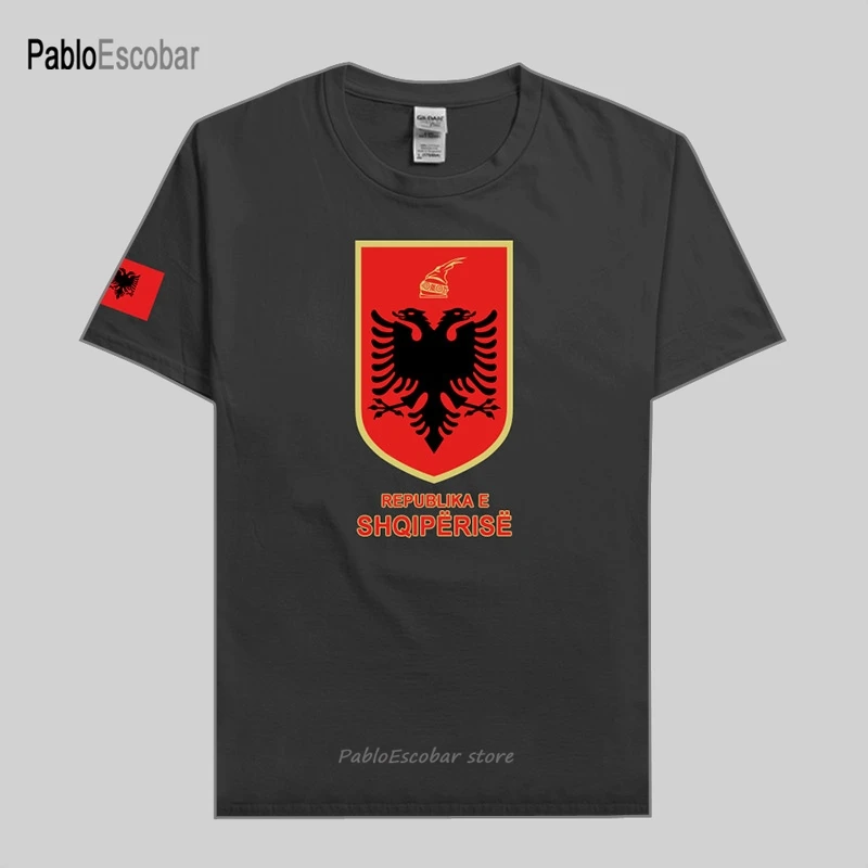 Republic of Albania ALB Albanian men t shirt jersey nation team tshirt  cotton t-shirt clothing tees country sporting