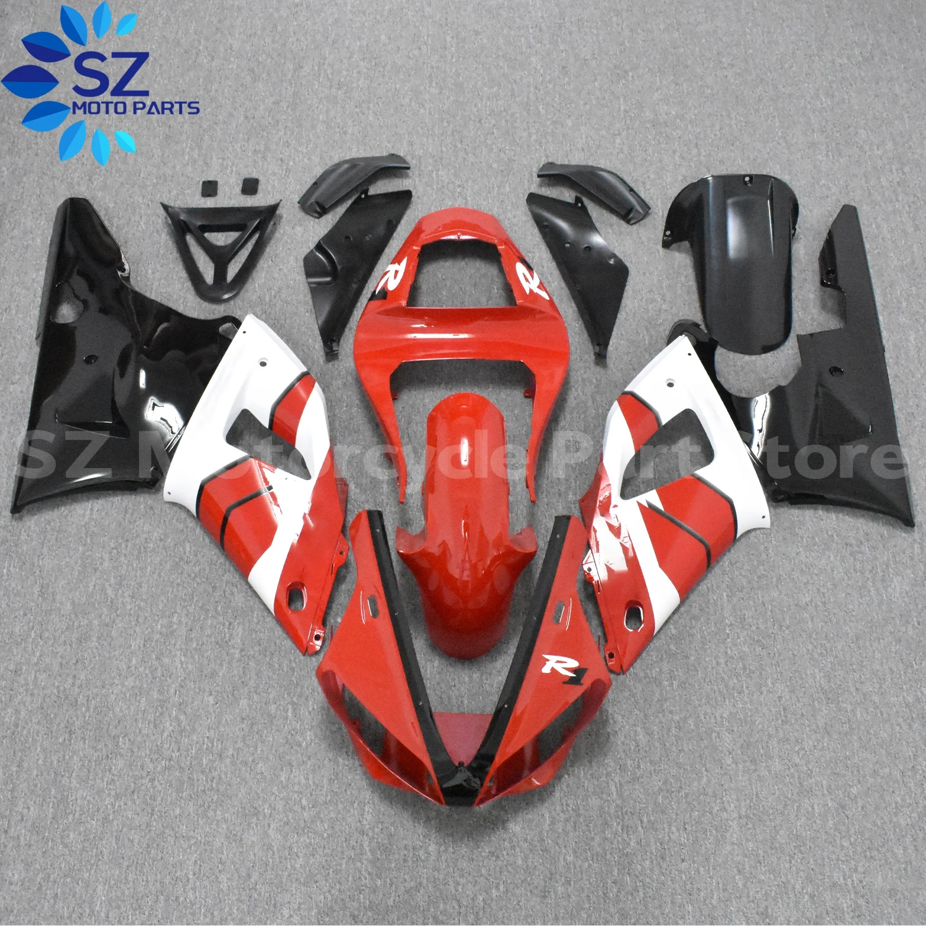 

Новые OEM сменные обтекатели, подходящие для модели YAMAHA YZF R1 2000 2001 года, красный, белый цвет YZFR1 00 01, комплект обтекателей кузова, детали Y6X3