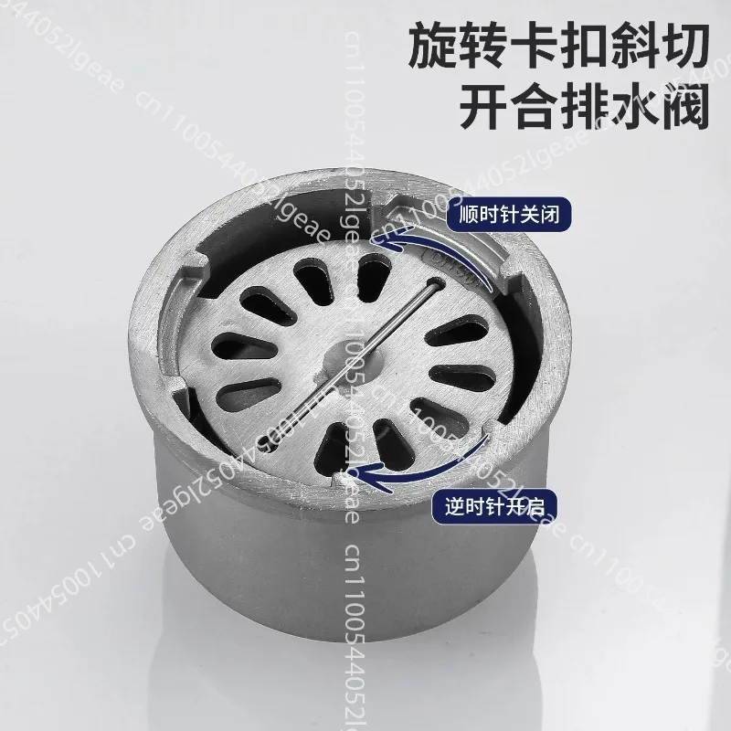 Stainless Steel Explosion-Proof Floor Drains; Explosion-Proof Basement Drains; DN80, DN100, DN150 Odour-Proof Floor Drains