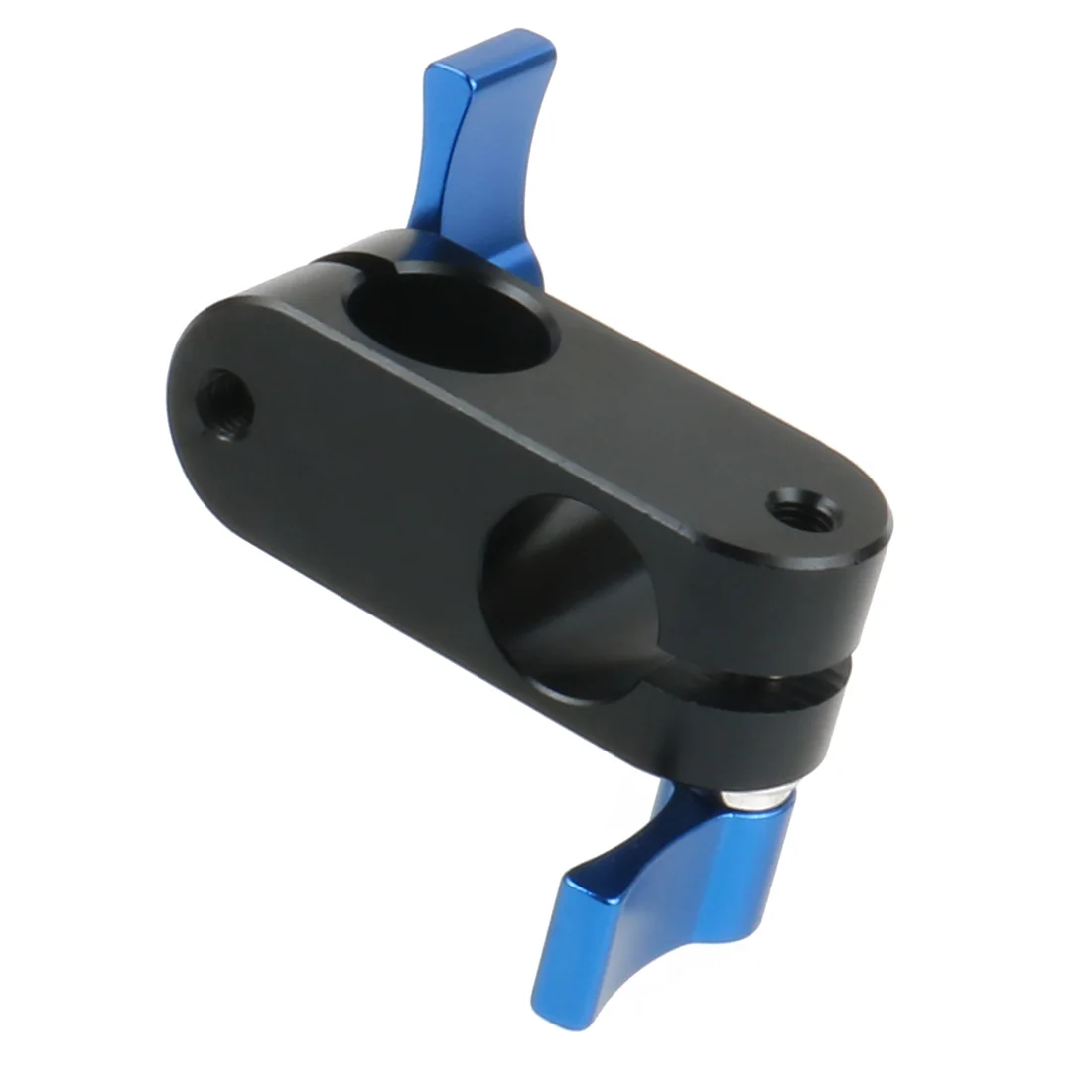 90 Grad rechtwinklig 2 Loch 15 mm Rod Rig Clamp Adapter M5 Schraube für 5D2 5D3 A7S GH4 DSLR Kamera Foto Schulter HandGrip Monitor – Detail 13