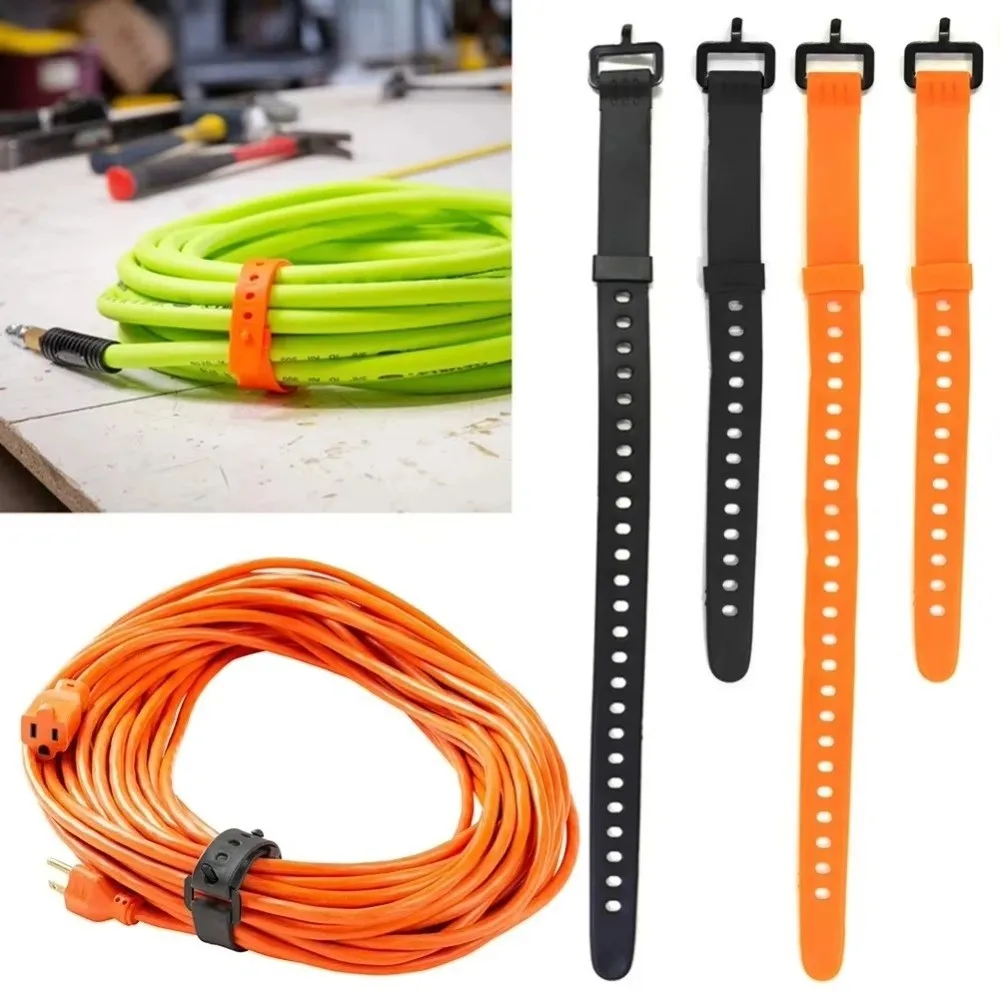Belt Buckle Rubber Tension Strap Adjustable Quick Release Tool Luggage Bundling Strap Reusable 35/45/55cm Cable Fixing Belt