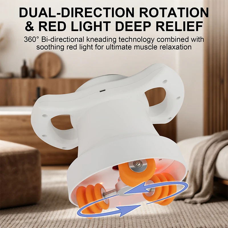 Multifunctional Handheld Roller Vibration Massager Home Salon Cellulite Reducer Full Body Lymph Massage Device