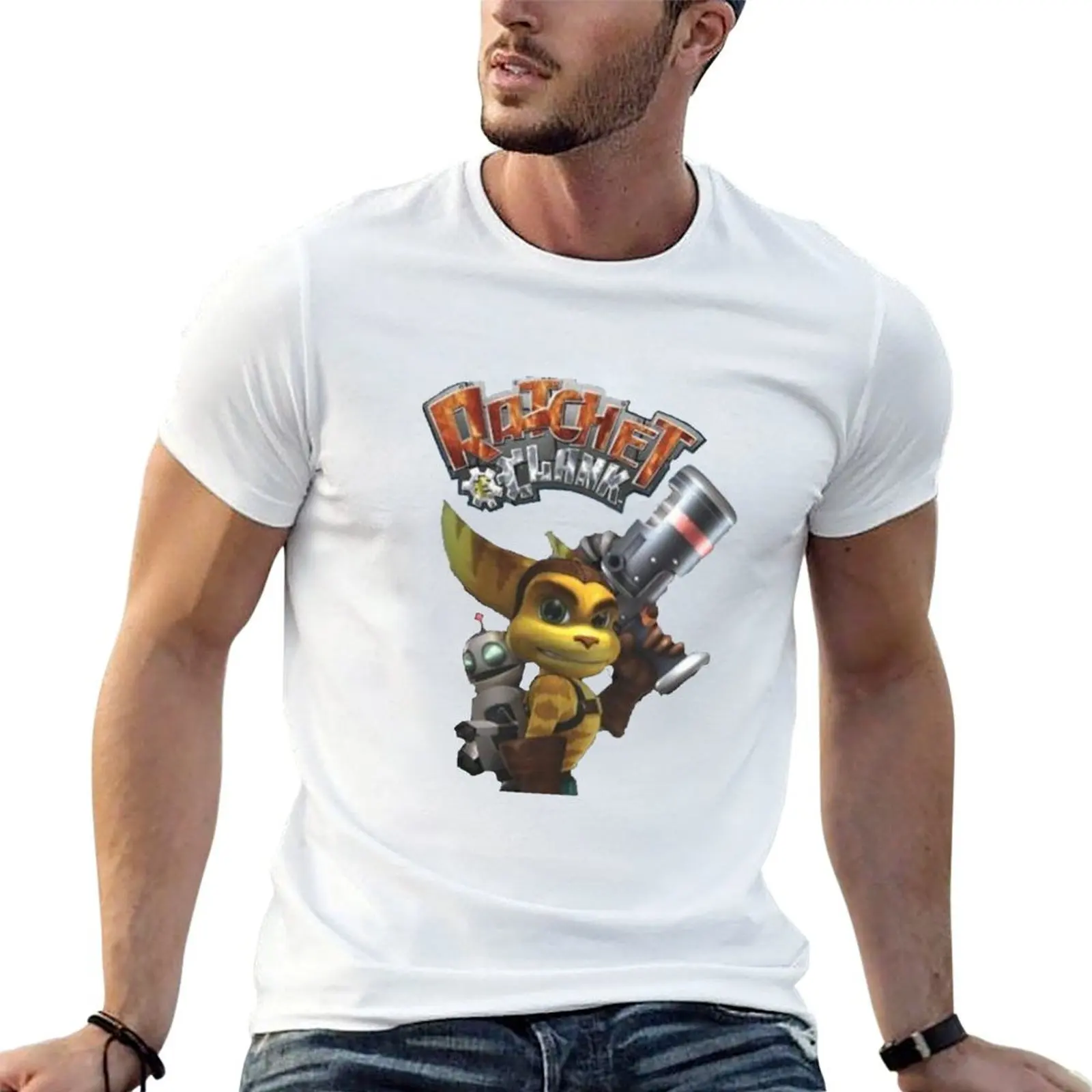 

Ratchet & Clank T-Shirt man t shirt cotton high quality mens graphic t shirts T-Shirt