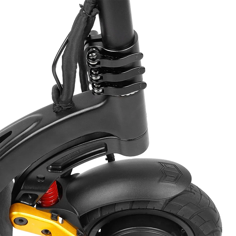 

Innovative Design Folding Clamp With Secure Three Locks And Easy To Use Quick Release For Kaabo Mantis10 Electric Scooters