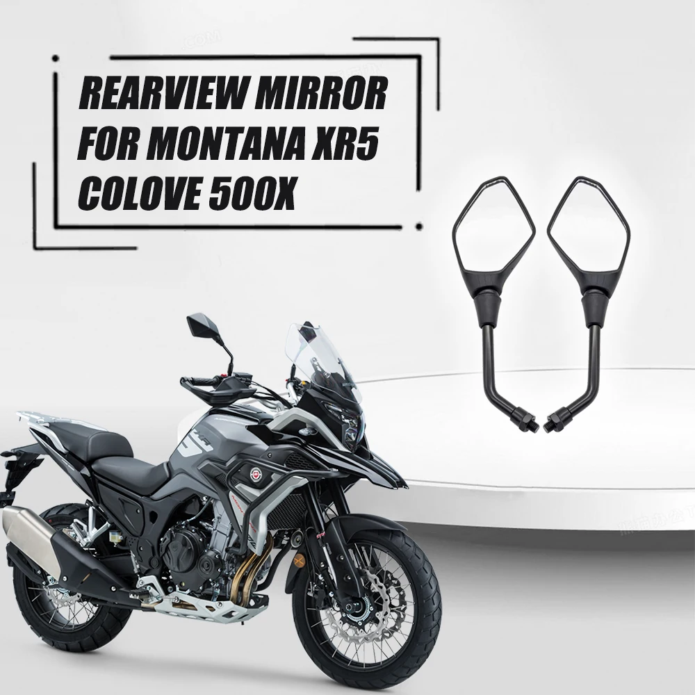 

Motorcycle Rearview Mirror Side Mirror Left And Right Rearview Mirror For Montana XR5 XR 5 Colove 500X