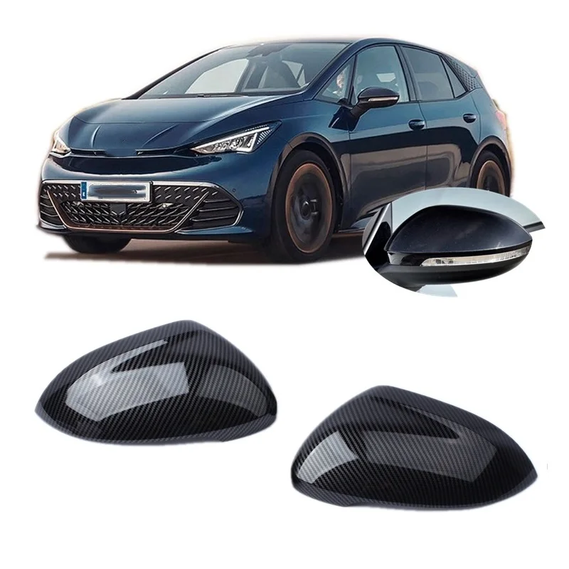 

for Seat Cupra Born K11 2021 2022 2023 2024 e-boost Carbon Fiber Hydro-dipped Side Rear View Mirror Cover Tuning Accessories