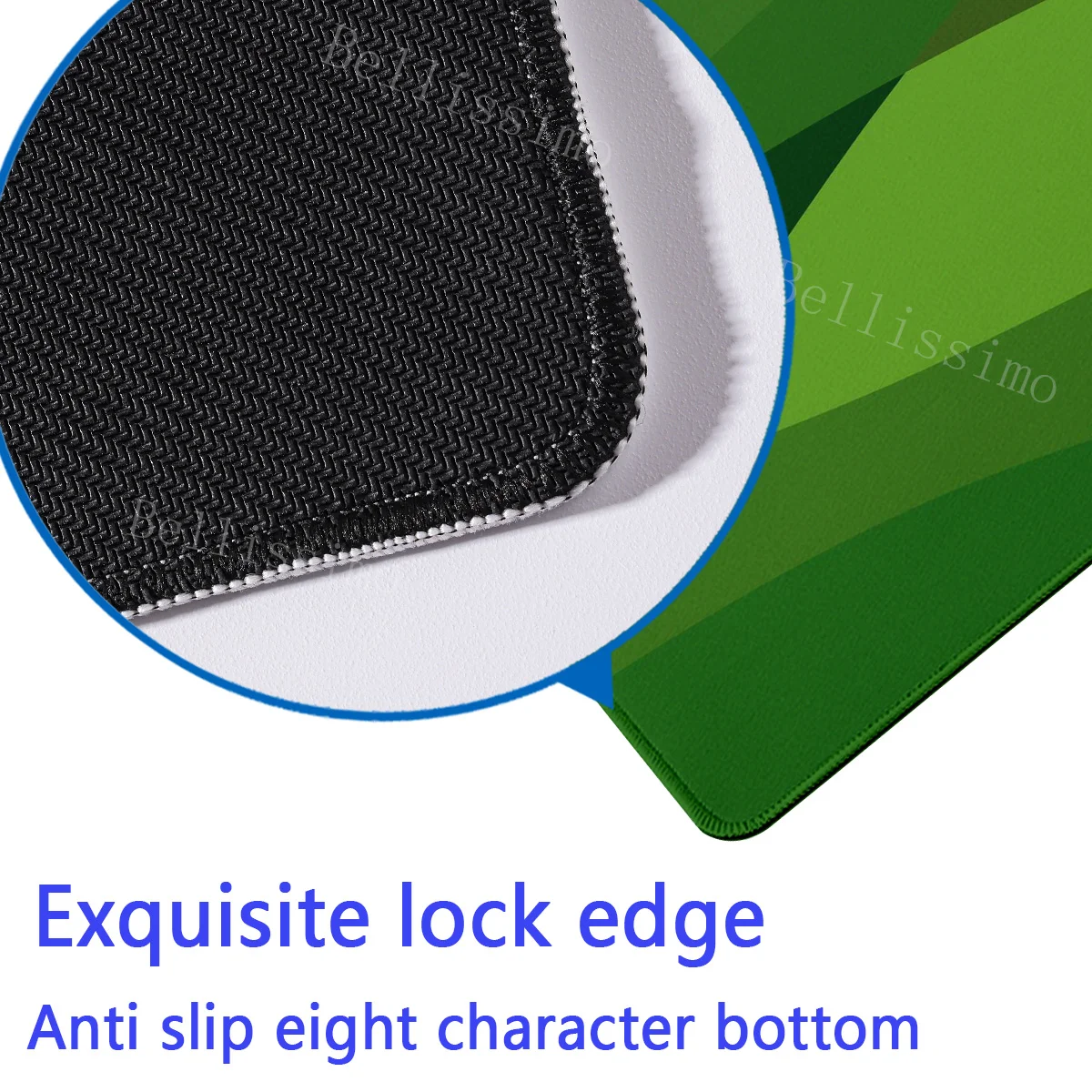 Green theme style Anime Mouse Pad Gamer Computer New HD Mousepad Non-Slip offices accessories Natural Rubber Computer Desk Mat