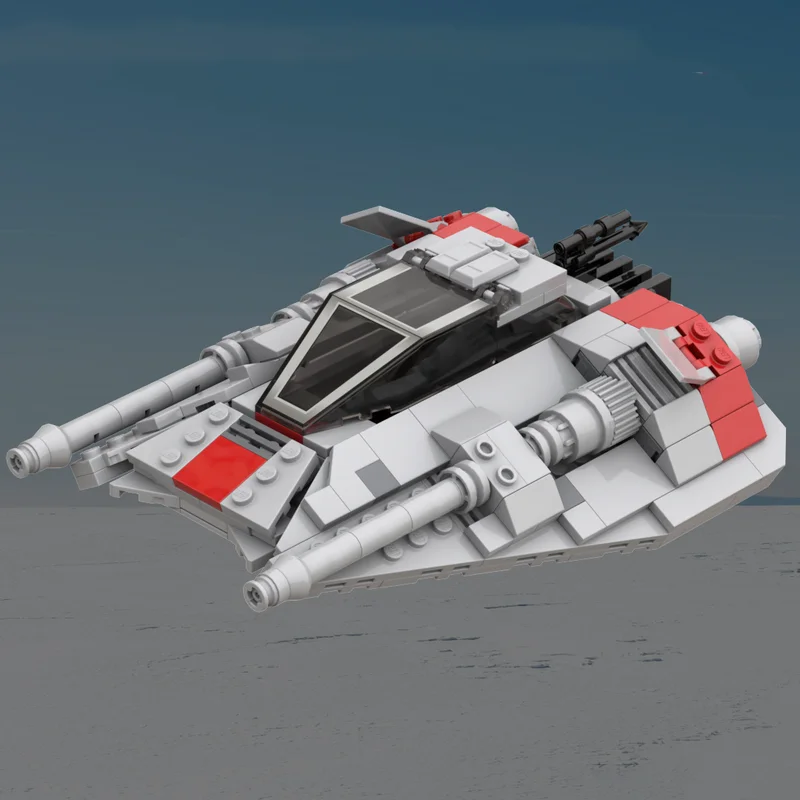 

445PCS MOC Space Battle T 47 Snowspeeder Model Technology DIY Creative Assembly Building Blocks Display Birthday Gift Home Set