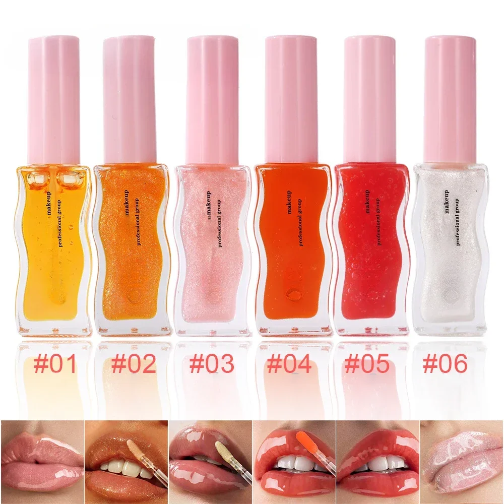 8ml olio per labbra idratante infuso di miele lucidalabbra liquido a lunga durata temperatura idratante nuovo stile per ragazze donne