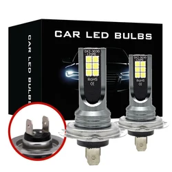 H7 Car Headlight Bulb Kit Waterproof Auto Fog Light Bulbs Led Canbus Super Bright 6000K White Led Lamp Automobile Accessories