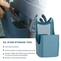 Motorcycle and Bicycle Oil Stain Storage Tool Box Chain Cleaning Agent Chain Oil Anti Splashing Tool Set