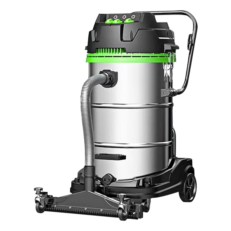 Professional Vacuum Cleaner, High-power 5400W 80L/100L Dry Wet Blow Three Purpose Industrial Intelligent Vacuum Cleaner