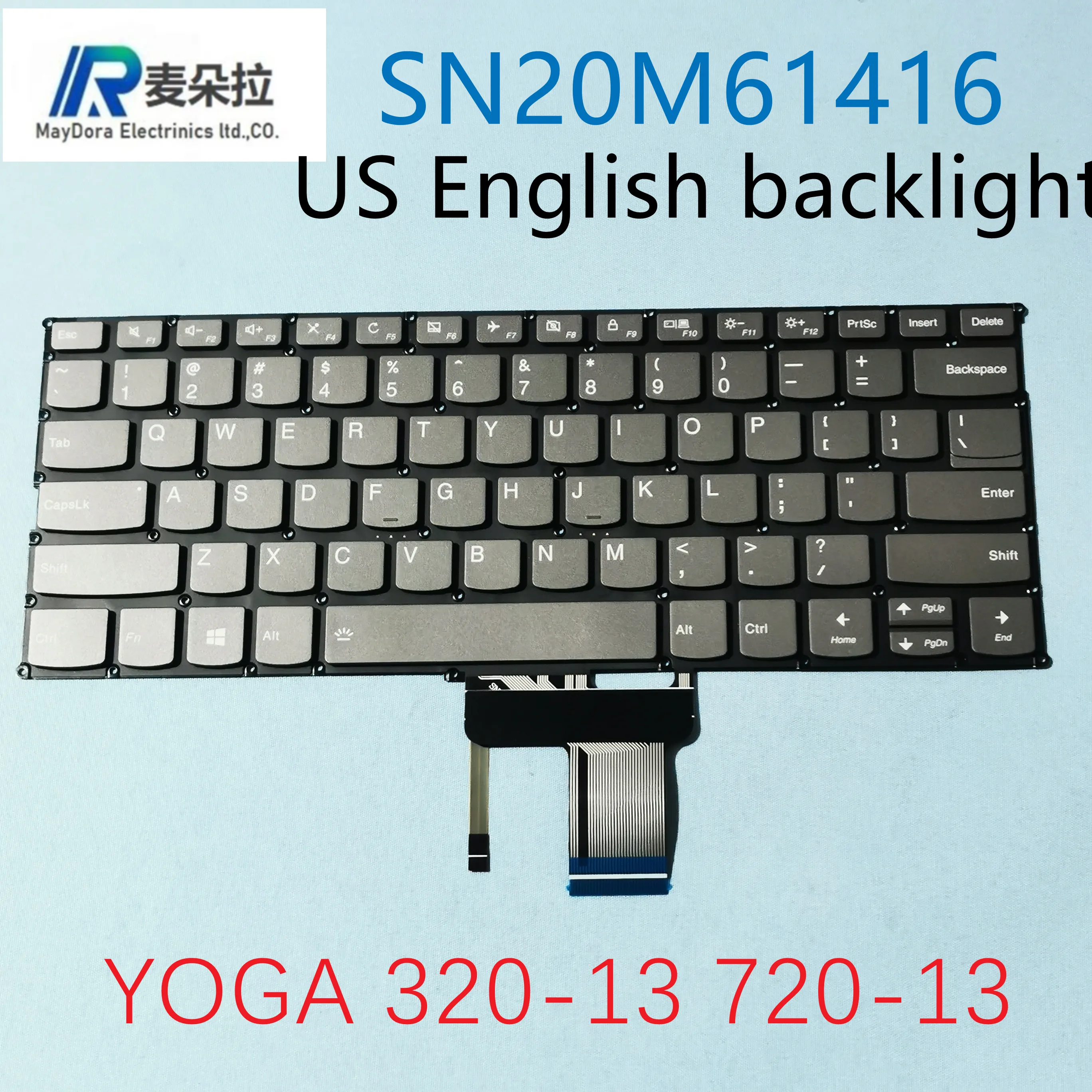 

US UK SP/LA GR POR BR JP BE CFE NE FR CZ Laptop keyboard for LENOVO YOGA720-13 IKB IBR ISK YOGA 720-12 YOGA 320-13 series GRAY