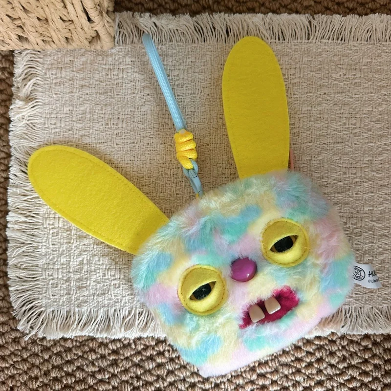

Fuggler Official Authentic 13cm Plush Monster Coin Purse Mini Portable Earphone Bag Ugly Cute Keychain Hanging Bag Pendant Gift