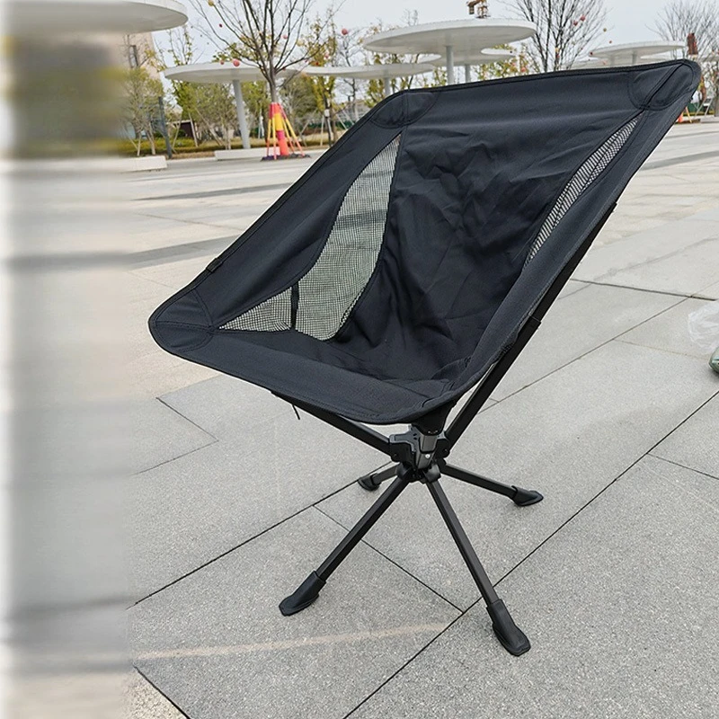 

Folding Camping Chair Backpacking Portable Lightweight Beach Fishing Swivel Chair with Carry Bag for Outdoor Picnic Hiking